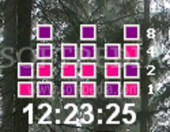 LED Binary Clock screenshot