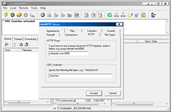 LeechFTP screenshot 3