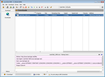LeechGet 2009 screenshot