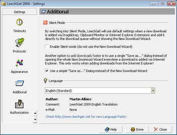 LeechGet 2009 screenshot 15