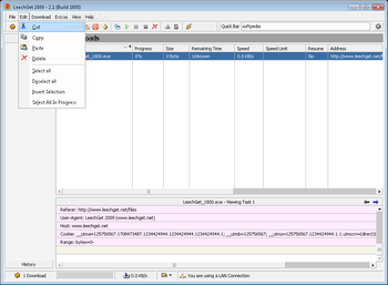 LeechGet 2009 screenshot 4