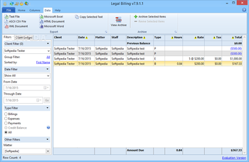 Legal Billing screenshot 3