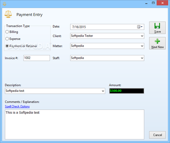 Legal Billing screenshot 5