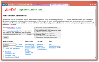 Legal Document Analysis screenshot