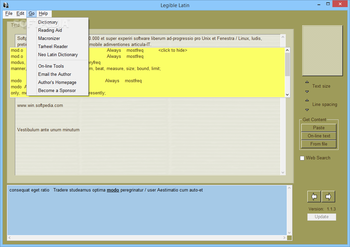 Legible Latin screenshot 4