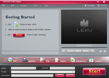 LeKuSoft DVD Ripper screenshot