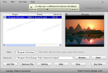 Lenogo Video Converter screenshot