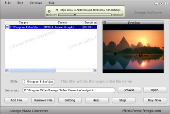 Lenogo Video Converter screenshot 3