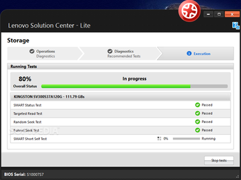 Lenovo Hard Drive Quick Test screenshot 5