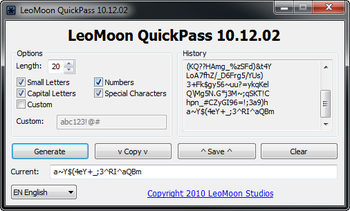 LeoMoon QuickPass screenshot