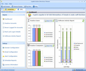 Lepide Active Directory Cleaner screenshot