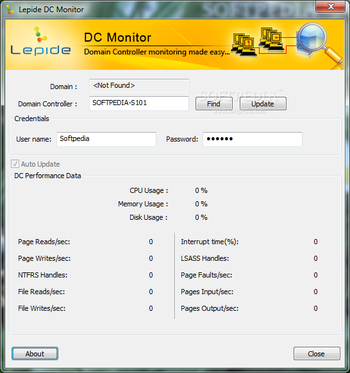 Lepide DC Monitor (formerly Chily DC Monitor) screenshot