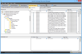 Lepide Exchange Recovery Manager screenshot 2