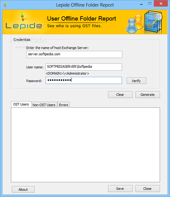 Lepide Offline Folder Report (formerly Chily Offline Folder Report) screenshot
