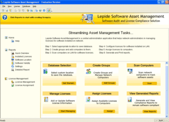 Lepide Software Asset Management screenshot