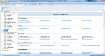 LepideAuditor for Active Directory screenshot