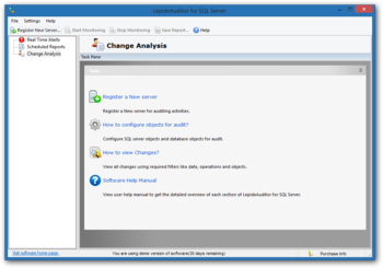 LepideAuditor for SQL Server screenshot