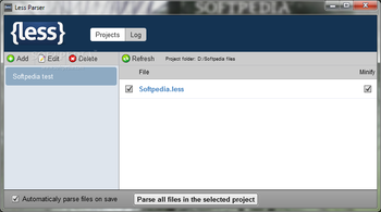 Less Parser screenshot
