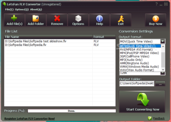 LetsFun FLV Converter screenshot 4