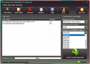 LetsFun FLV Converter screenshot 6
