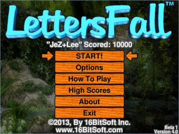 LettersFall screenshot