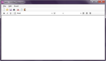 Lexis Word Processor screenshot