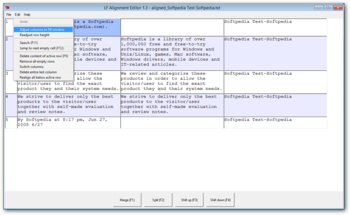 LF Aligner screenshot 10