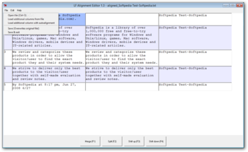 LF Aligner screenshot 9