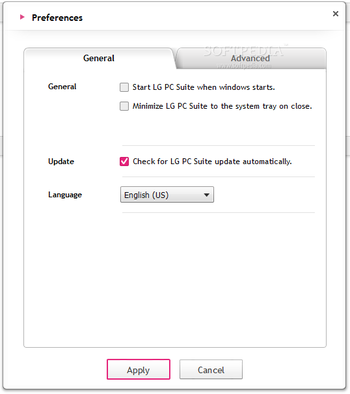 LG PC Suite screenshot 10