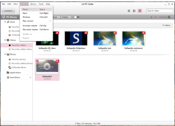 LG PC Suite screenshot 7