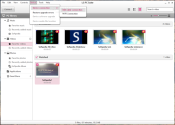 LG PC Suite screenshot 8