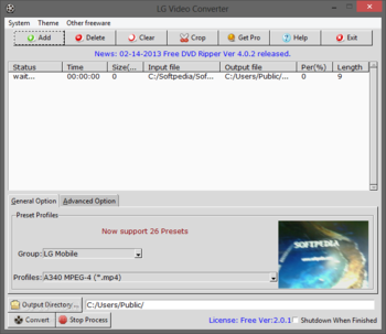 LG Video Converter screenshot