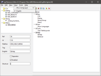 Lgi Resource Editor screenshot 5