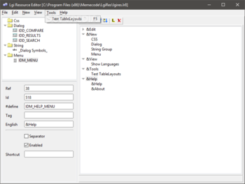 Lgi Resource Editor screenshot 6