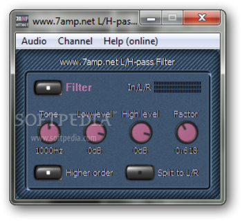 L/H-pass Filter screenshot