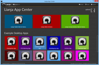 Lianja App Center screenshot