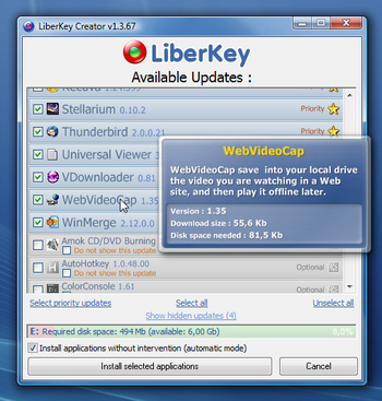 LiberKey screenshot