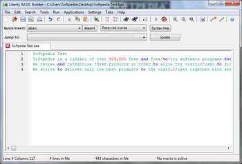 Liberty BASIC Builder screenshot