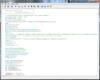 Liberty BASIC for Windows screenshot