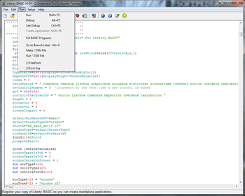 Liberty BASIC for Windows screenshot 4