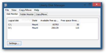 Liberty Disk Manager screenshot