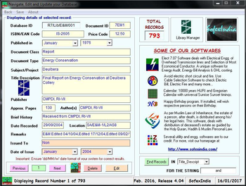 Library Manager screenshot