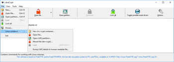 LibreCrypt screenshot 2