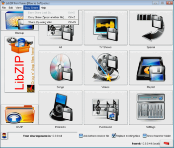 LibZIP screenshot 3