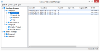 License4J License Manager screenshot