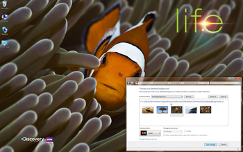 LIFE Windows 7 Theme screenshot