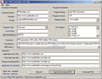 Light PAD Generator screenshot 3