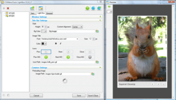LightBox Advancer for Dreamweaver screenshot