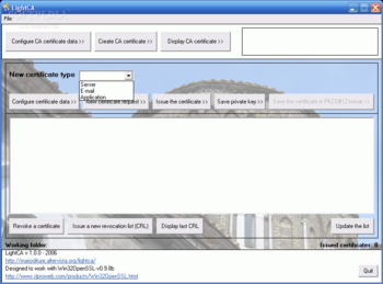 LightCA screenshot