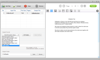 Lighten PDF Converter OCR screenshot